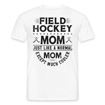 Maman de hockey sur gazon Maman de hockey sur gazon - T-shirt homme - blanc - Devant - AI Model Male 178 dark (178cm)