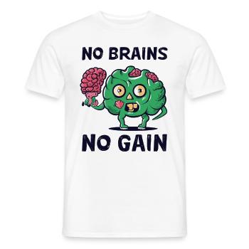 Zombies Zombie Halloween Zombie Kostüm - Männer T-Shirt - Weiß - Vorne - AI Model Male 178 dark (178cm)