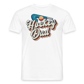Field Hockey Dad Retro Hockey Dad - Männer T-Shirt - Weiß - Vorne - AI Model Male 178 dark (178cm)