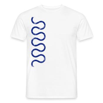 Ornament Ribbon - Men's T-Shirt - white - Front - AI Model Male 178 dark (178cm)