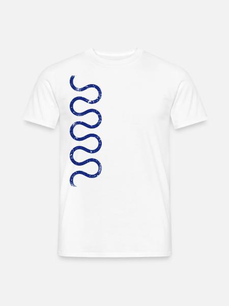 Ornament Ribbon - Men's T-Shirt - white