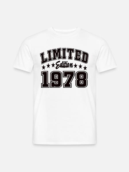 Limited Edition 1978 - Männer T-Shirt - Weiß