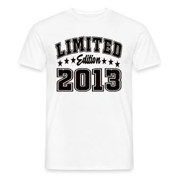 Édition limitée 2013 - T-shirt homme - blanc - Devant - AI Model Male 178 dark (178cm)