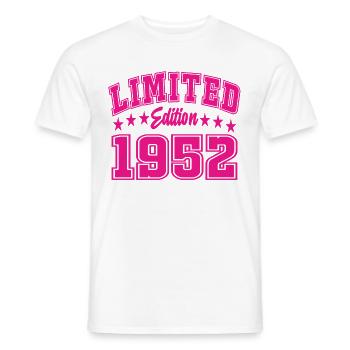 Limited Edition 1952 - Männer T-Shirt - Weiß - Vorne - AI Model Male 178 dark (178cm)