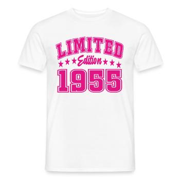 Édition limitée 1955 - T-shirt homme - blanc - Devant - AI Model Male 178 dark (178cm)
