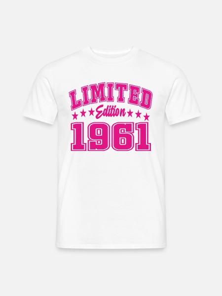Limited Edition 1961 - Männer T-Shirt - Weiß