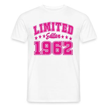 Édition limitée 1962 - T-shirt homme - blanc - Devant - AI Model Male 178 dark (178cm)