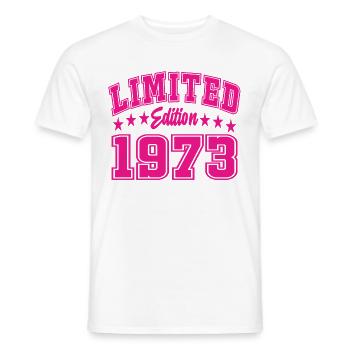 Édition limitée 1973 - T-shirt homme - blanc - Devant - AI Model Male 178 dark (178cm)