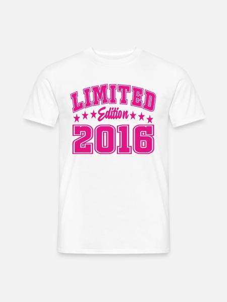 Limited Edition 2016 - Männer T-Shirt - Weiß