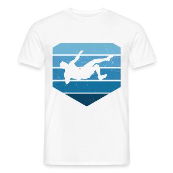 Boulder Herren Damen Bouldern Klettern Bouldering - Männer T-Shirt - Weiß - Vorne - AI Model Male 178 dark (178cm)
