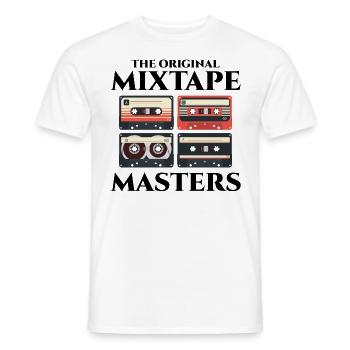 The Original Mixtape Masters : cassette des années 80 - T-shirt homme - blanc - Devant - AI Model Male 178 dark (178cm)
