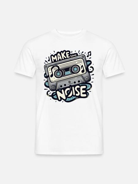 Make Some Noise 90er 90er Jahre 90er Kleidung - Männer T-Shirt - Weiß