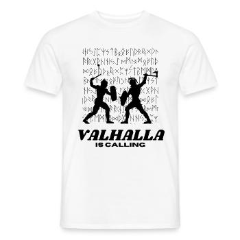 Viking Valhalla vous appelle - T-shirt homme - blanc - Devant - AI Model Male 178 dark (178cm)