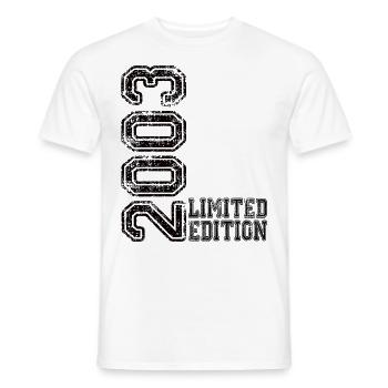 Édition limitée 2003 - T-shirt homme - blanc - Devant - AI Model Male 178 dark (178cm)