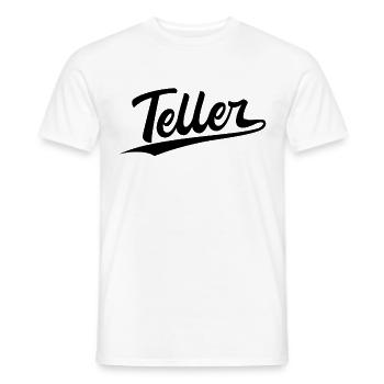 Retro Swoosh Job - Assiette - T-shirt homme - blanc - Devant - AI Model Male 178 dark (178cm)