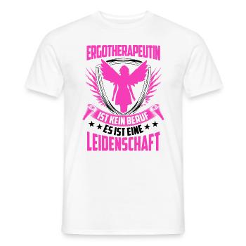 Ergotherapie ist kein Beruf Ergotherapeutin - Männer T-Shirt - Weiß - Vorne - AI Model Male 178 dark (178cm)