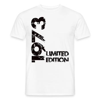 Édition limitée 1973 - T-shirt homme - blanc - Devant - AI Model Male 178 dark (178cm)