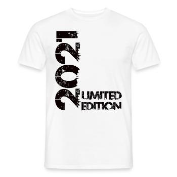 Limited Edition 2021 - Men's T-Shirt - white - Front - AI Model Male 178 dark (178cm)