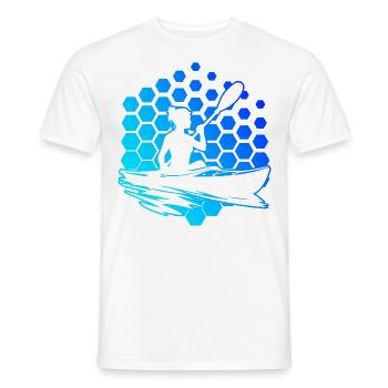 Canoë Femmes Kayak Kayak Kayak Homme - T-shirt homme - blanc - Devant - AI Model Male 178 dark (178cm)