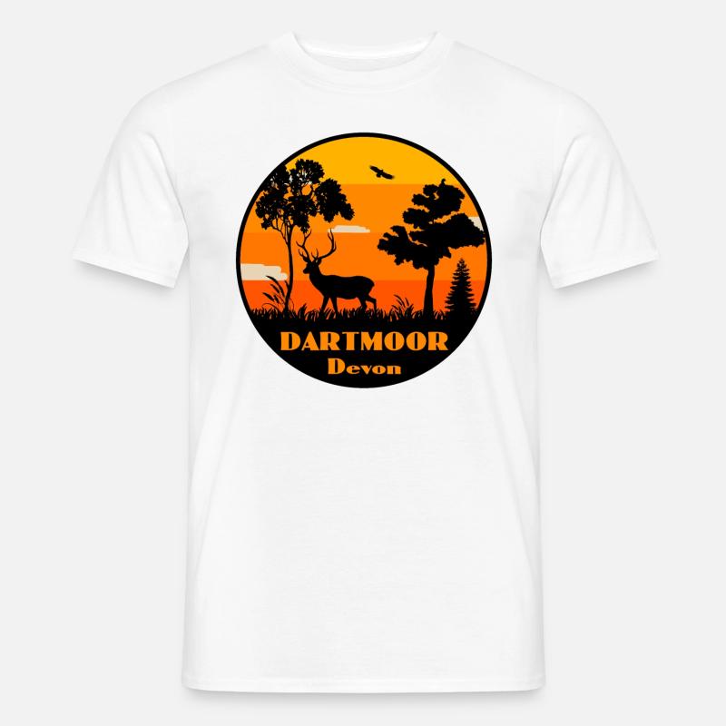 Dartmoor Devon - Männer T-Shirt - Weiß