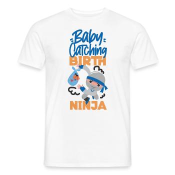 LD Labour And Delivery Nurse - Men's T-Shirt - white - Front - AI Model Male 178 dark (178cm)