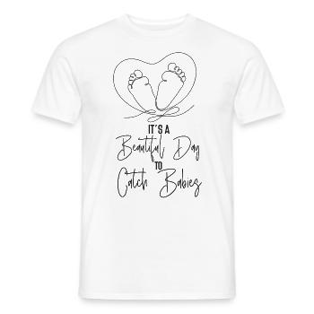 LD Labour And Delivery Nurse - Men's T-Shirt - white - Front - AI Model Male 178 dark (178cm)