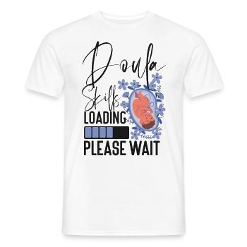 Doula Birth Worker Student Doula - Men's T-Shirt - white - Front - AI Model Male 178 dark (178cm)