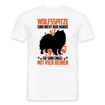 Wolfsspitz Habe einen Deutscher Wolfsspitz - Männer T-Shirt - Weiß - Vorne - AI Model Male 178 dark (178cm)