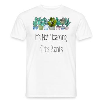 Il ne s’agit pas de thésauriser, de planter, de jardiner, de jardiner - T-shirt homme - blanc - Devant - AI Model Male 178 dark (178cm)