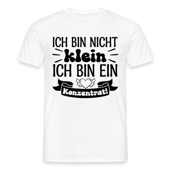 I'm not small, I'm a concentrate! - Men's T-Shirt - white - Front - AI Model Male 178 dark (178cm)