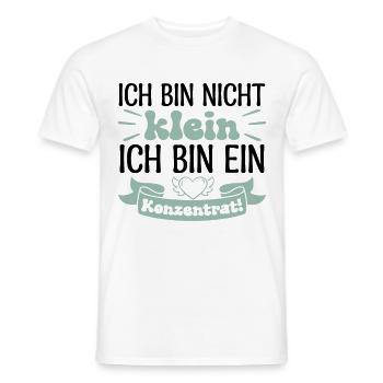 I'm not small, I'm a concentrate! - Men's T-Shirt - white - Front - AI Model Male 178 dark (178cm)