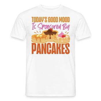 Pancake Lover Kids Today's Good - Männer T-Shirt - Weiß - Vorne - AI Model Male 178 dark (178cm)