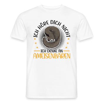 Anteater Think of anteaters - Men's T-Shirt - white - Front - AI Model Male 178 dark (178cm)