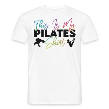 Instructeur de Pilates Professeur C’est - T-shirt homme - blanc - Devant - AI Model Male 178 dark (178cm)