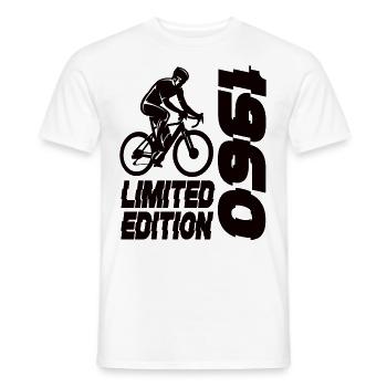 Vélo en édition limitée des années 1960 - T-shirt homme - blanc - Devant - AI Model Male 178 dark (178cm)