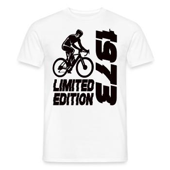 Limited Edition 1973 Limited Edition Fahrrad - Männer T-Shirt - Weiß - Vorne - AI Model Male 178 dark (178cm)
