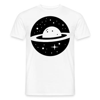 Planet - Männer T-Shirt - Weiß - Vorne - AI Model Male 178 dark (178cm)