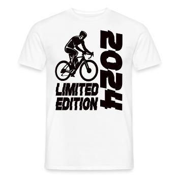 Vélo en édition limitée 2024 en édition limitée - T-shirt homme - blanc - Devant - AI Model Male 178 dark (178cm)