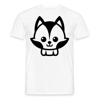 Renard - T-shirt homme - blanc - Devant - AI Model Male 178 dark (178cm)