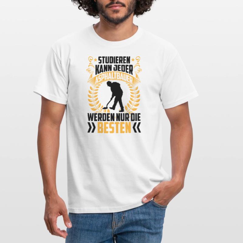 Constructeurs d’asphalte Constructeurs de routes T-shirt Homme