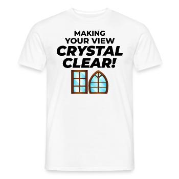 Verglaser Fenster Glasbeschlag Monteur Glasarbeiten - Männer T-Shirt - Weiß - Vorne - AI Model Male 178 dark (178cm)