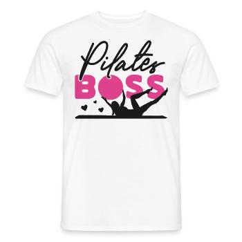 Pilates Instructor Teacher Pilates - Männer T-Shirt - Weiß - Vorne - AI Model Male 178 dark (178cm)