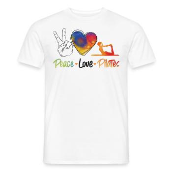 Pilates Instructor Teacher - Männer T-Shirt - Weiß - Vorne - AI Model Male 178 dark (178cm)