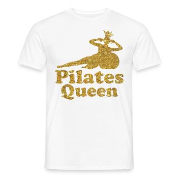 Pilates Instructor Teacher Pilates - Männer T-Shirt - Weiß - Vorne - AI Model Male 178 dark (178cm)