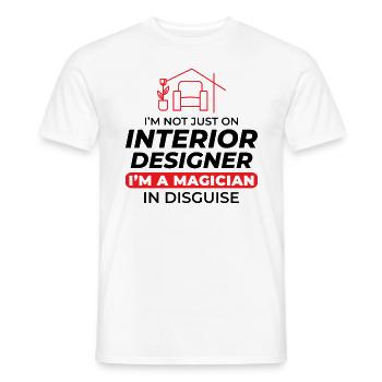 Innenarchitekt Dekorationsdesign Profi - Männer T-Shirt - Weiß - Vorne - AI Model Male 178 dark (178cm)