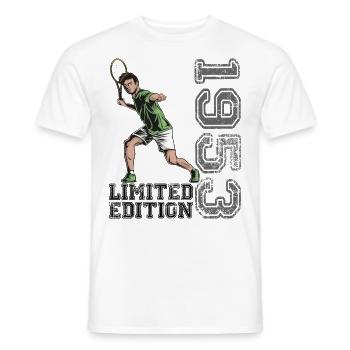 Édition limitée 1953 Édition limitée Tennis - T-shirt homme - blanc - Devant - AI Model Male 178 dark (178cm)