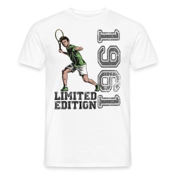 Limited Edition 1961 Limited Edition Tennis - Männer T-Shirt - Weiß - Vorne - AI Model Male 178 dark (178cm)