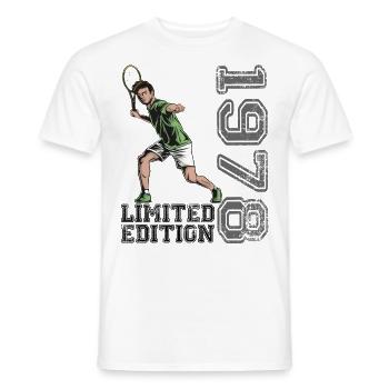 Limited Edition 1978 Limited Edition Tennis - Men's T-Shirt - white - Front - AI Model Male 178 dark (178cm)