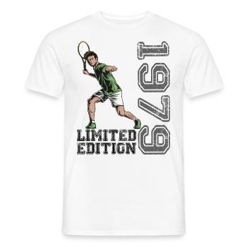 Limited Edition 1979 Limited Edition Tennis - Men's T-Shirt - white - Front - AI Model Male 178 dark (178cm)