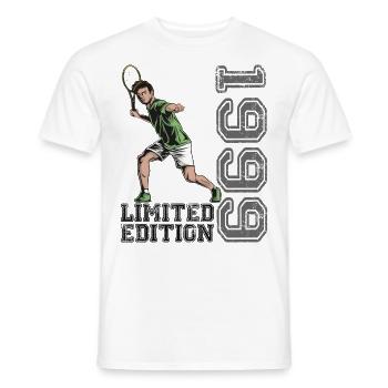 Limited Edition 1999 Limited Edition Tennis - Männer T-Shirt - Weiß - Vorne - AI Model Male 178 dark (178cm)
